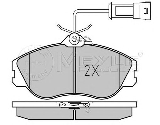 set placute frana,frana disc VW A80/100/200 82-95 SYS LUK