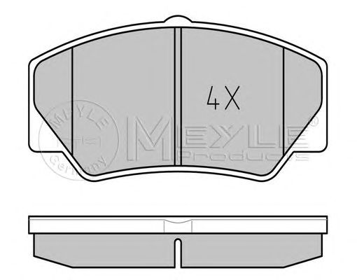 set placute frana,frana disc FORD TRANSIT -91