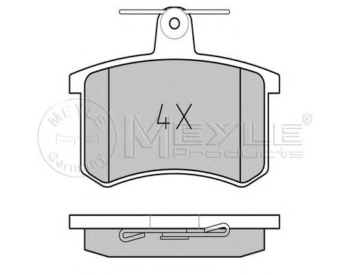 set placute frana,frana disc VW A80/100/A4/