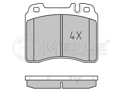 set placute frana,frana disc MERCEDES-BENZ W124/201