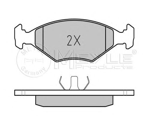 set placute frana,frana disc FIAT FIORINO