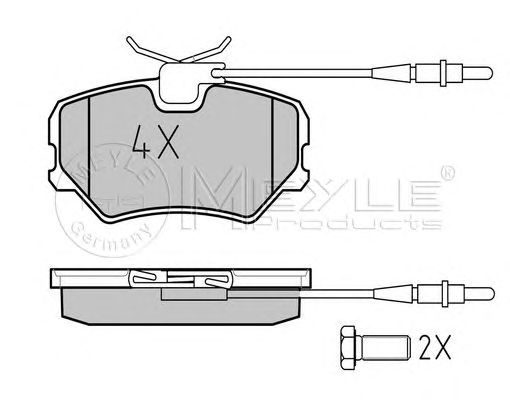 set placute frana,frana disc PEUGEOT 405 87-96