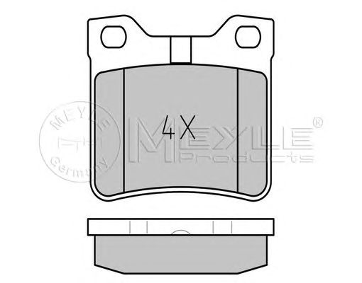 set placute frana,frana disc PEUGEOT 406