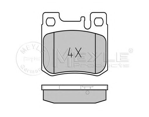 set placute frana,frana disc MERCEDES-BENZ W124/202 ASR