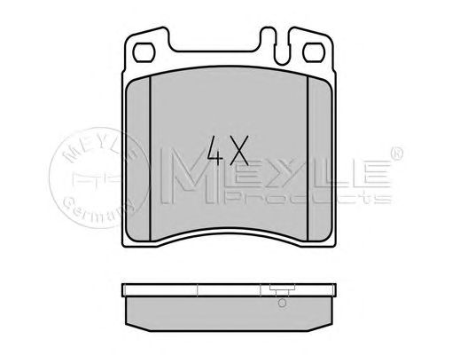 set placute frana,frana disc MERCEDES-BENZ W140 280-600