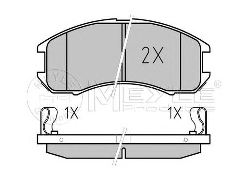 set placute frana,frana disc MAZDA 626 1,6-2,2 87-97