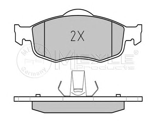 set placute frana,frana disc FORD MONDEO/SCORPIO 1,6-2,9 91-00 155,3 X 59,2 X 18,4 156,4 X 58,6 X 18,4