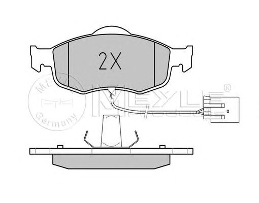 set placute frana,frana disc FORD MONDEO