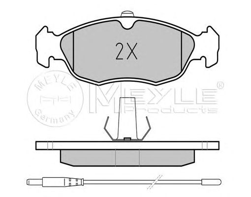 set placute frana,frana disc PEUGEOT SAXO/306 1,6-1,9D ATE