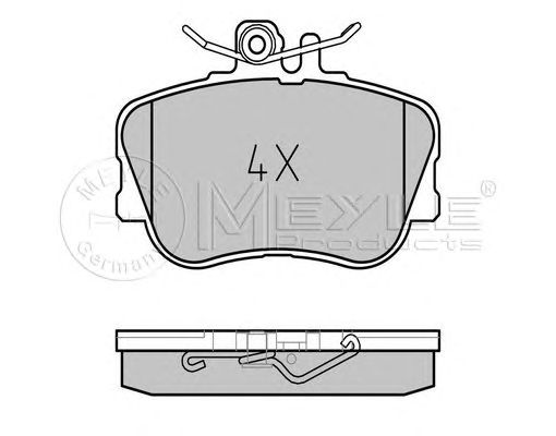 set placute frana,frana disc MERCEDES-BENZ W202 93-00