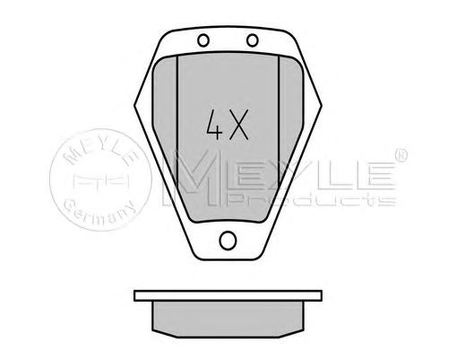 set placute frana,frana disc VW A4 S4 QUATTRO 97-/A6 97-