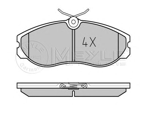 set placute frana,frana disc NISSAN TERRANO 94-