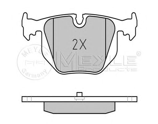 set placute frana,frana disc BMW E38/E46