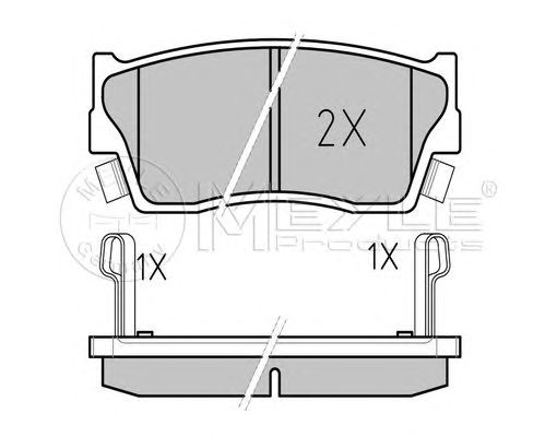 set placute frana,frana disc SUZUKI VITARA 1,6 SP