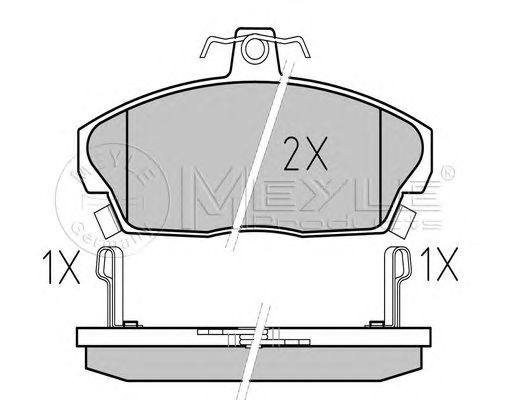 set placute frana,frana disc HONDA CIVIC/CONCERTO 1,4-1,7/2,0 D 89-05