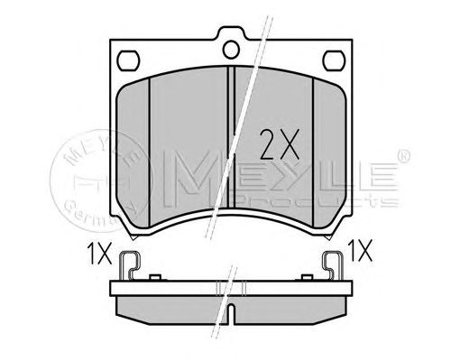 set placute frana,frana disc MAZDA MX-3