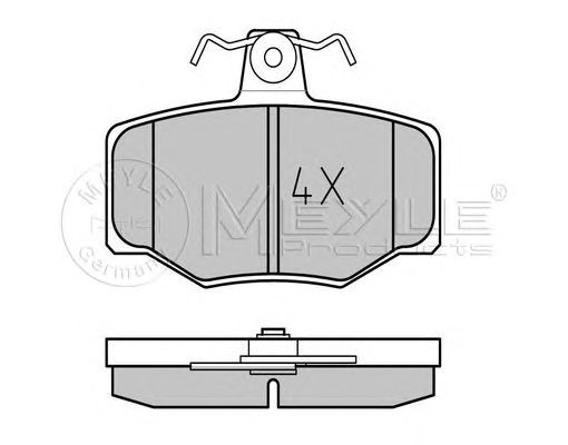 set placute frana,frana disc NISSAN PRIMERA