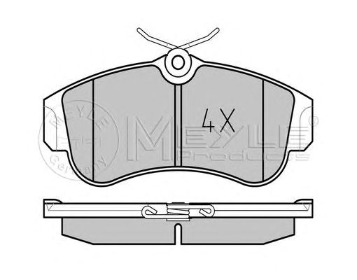 set placute frana,frana disc NISSAN PRIMERA