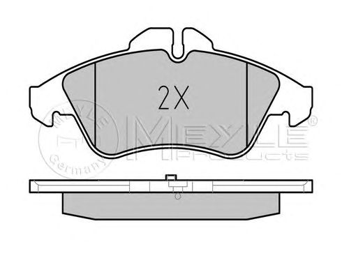 set placute frana,frana disc MERCEDES-BENZ SPRINTER/VITO/LT