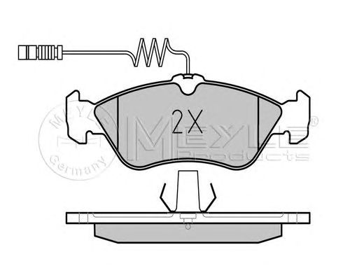 set placute frana,frana disc MERCEDES-BENZ SPRINTER 95-06 156,5 X 55,3 X 18 ATE