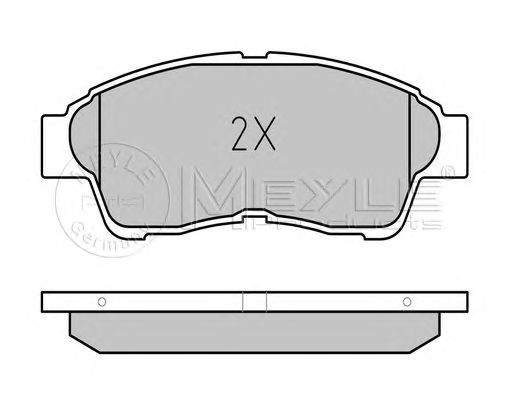 set placute frana,frana disc TOYOTA COROLLA 92-99