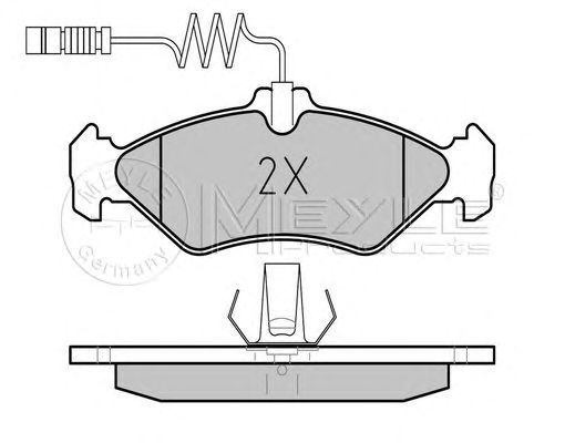 set placute frana,frana disc MERCEDES-BENZ SPRINTER