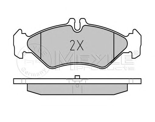 set placute frana,frana disc MERCEDES-BENZ SPRINTER 208-312 95- 2,8T