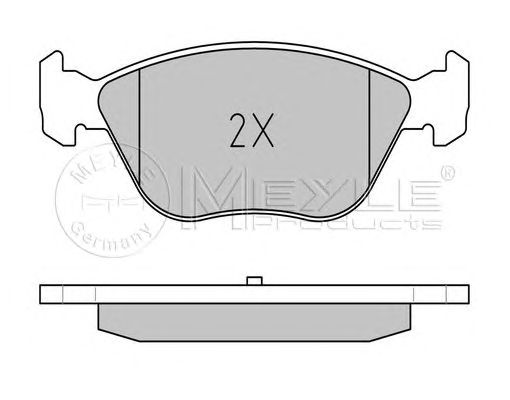 set placute frana,frana disc ALFA 145/146/147/156/GT/GTV/SPIDER 95-10 155,3 X 61,7 X 19 155,3 X 58,9 X 19