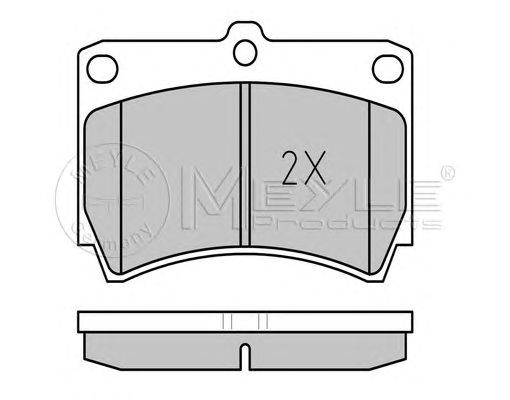 set placute frana,frana disc MAZDA 323 89-/94-/KIA RIO