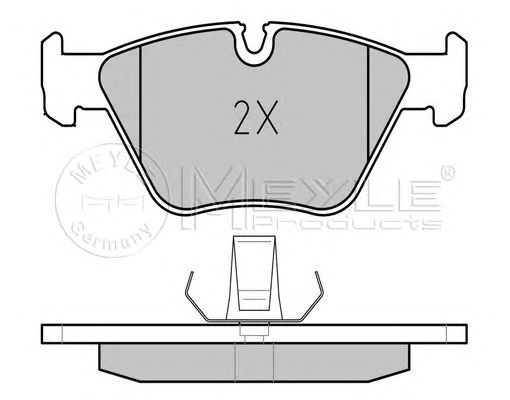 set placute frana,frana disc BMW E39 520-540 -10/96