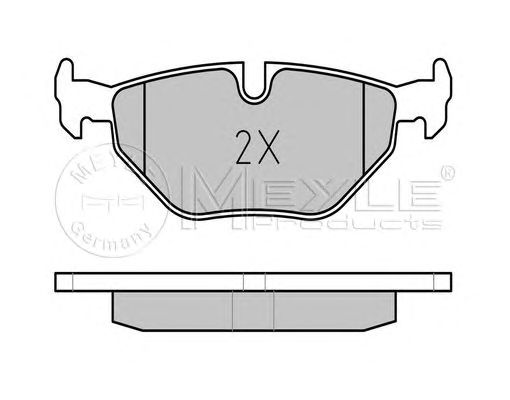 set placute frana,frana disc BMW E39 11/95-