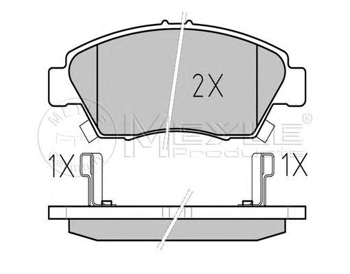 set placute frana,frana disc HONDA CIVIC 94-/01-