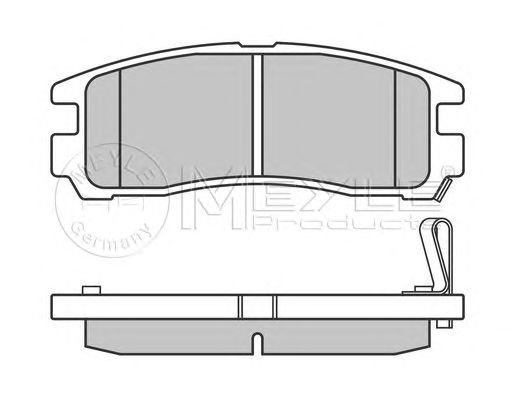 set placute frana,frana disc MITSUBISHI GALANT 92-/96-/ECLIPSE -99/SPACE RUNNER/SPACE WAGON