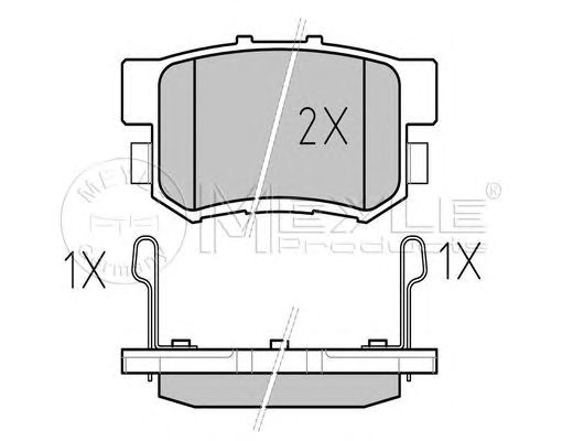 set placute frana,frana disc HONDA ACCORD -98-/PRELUDE 96-/LEGEND/CIVIC 97-/SUZUKI/ROVER 600