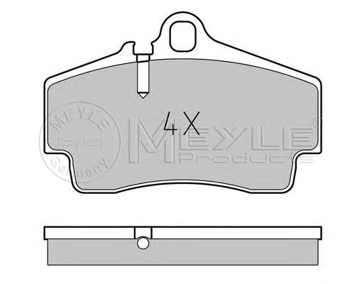 set placute frana,frana disc PORSCHE 911 (996) CARRERA 97-/CAYMAN 04-