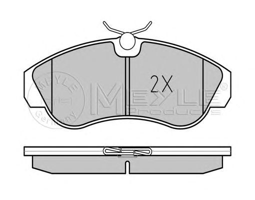 set placute frana,frana disc FIAT DUCATO 94-02