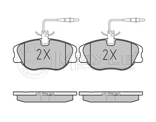 set placute frana,frana disc PEUGEOT 806/LANCIA ZETA