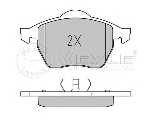 set placute frana,frana disc VW SHARAN/ALHAMBRA