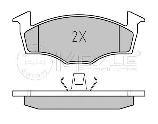 set placute frana,frana disc VW POLO/LUPO