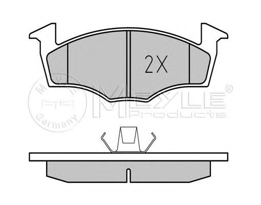 set placute frana,frana disc VW GOLF3/VENTO/