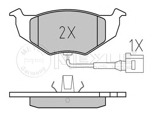 set placute frana,frana disc VW POLO 01-/FABIA 1,2 239MM