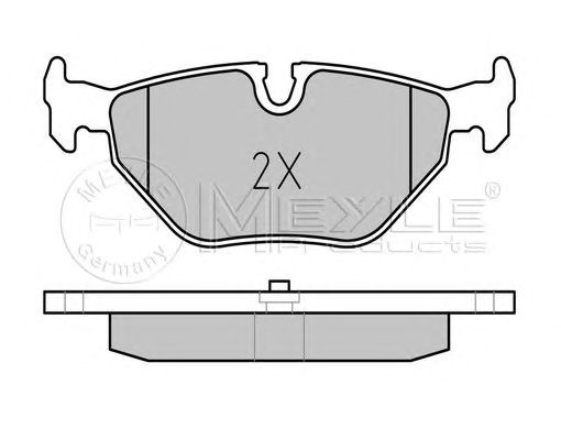 set placute frana,frana disc BMW E46 98-