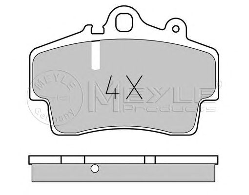 set placute frana,frana disc PORSCHE BOXSTER/CAYMAN 2,5-2,9 99-11