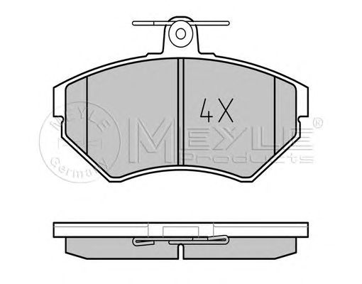 set placute frana,frana disc VW POLO/CADDY/IBIZA/CORDOBA/VENTO/GOLF 3