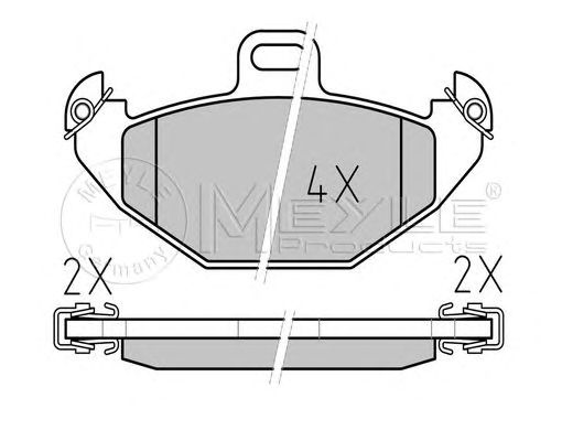 set placute frana,frana disc RENAULT LAGUNA