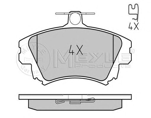 set placute frana,frana disc VOLVO S40/V40