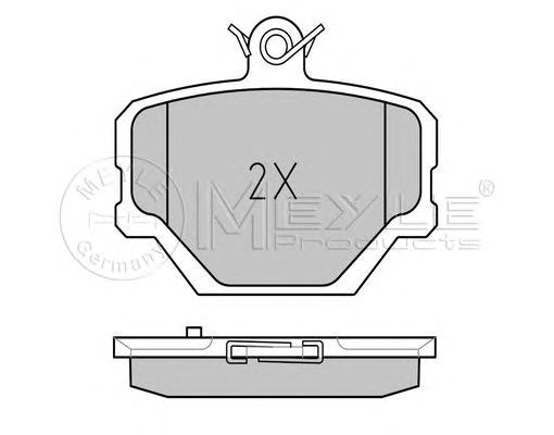 set placute frana,frana disc SMART