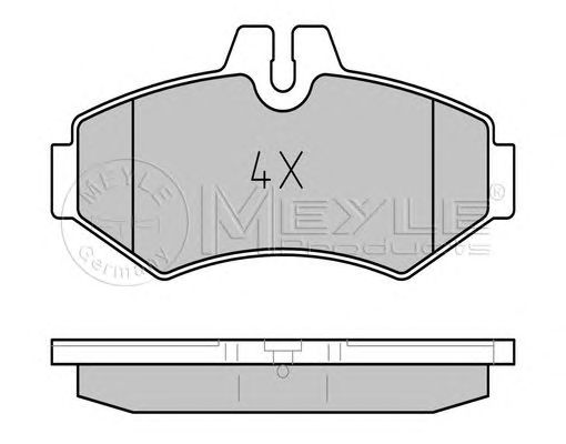 set placute frana,frana disc MERCEDES-BENZ SPRINTER