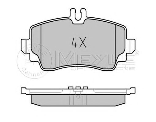 set placute frana,frana disc MERCEDES-BENZ W168 A-CLASSE