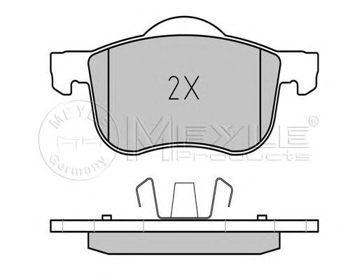 set placute frana,frana disc VOLVO S80/V70 00-/S60/XC70